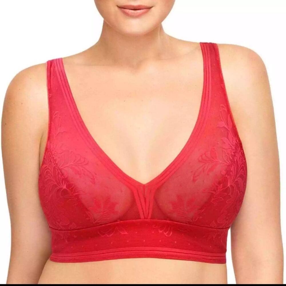 Wacoal Red Lace bralette bra size 38 810340
